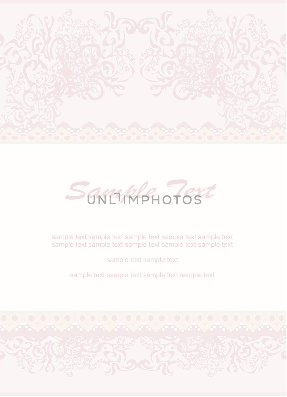elegant vintage frame card