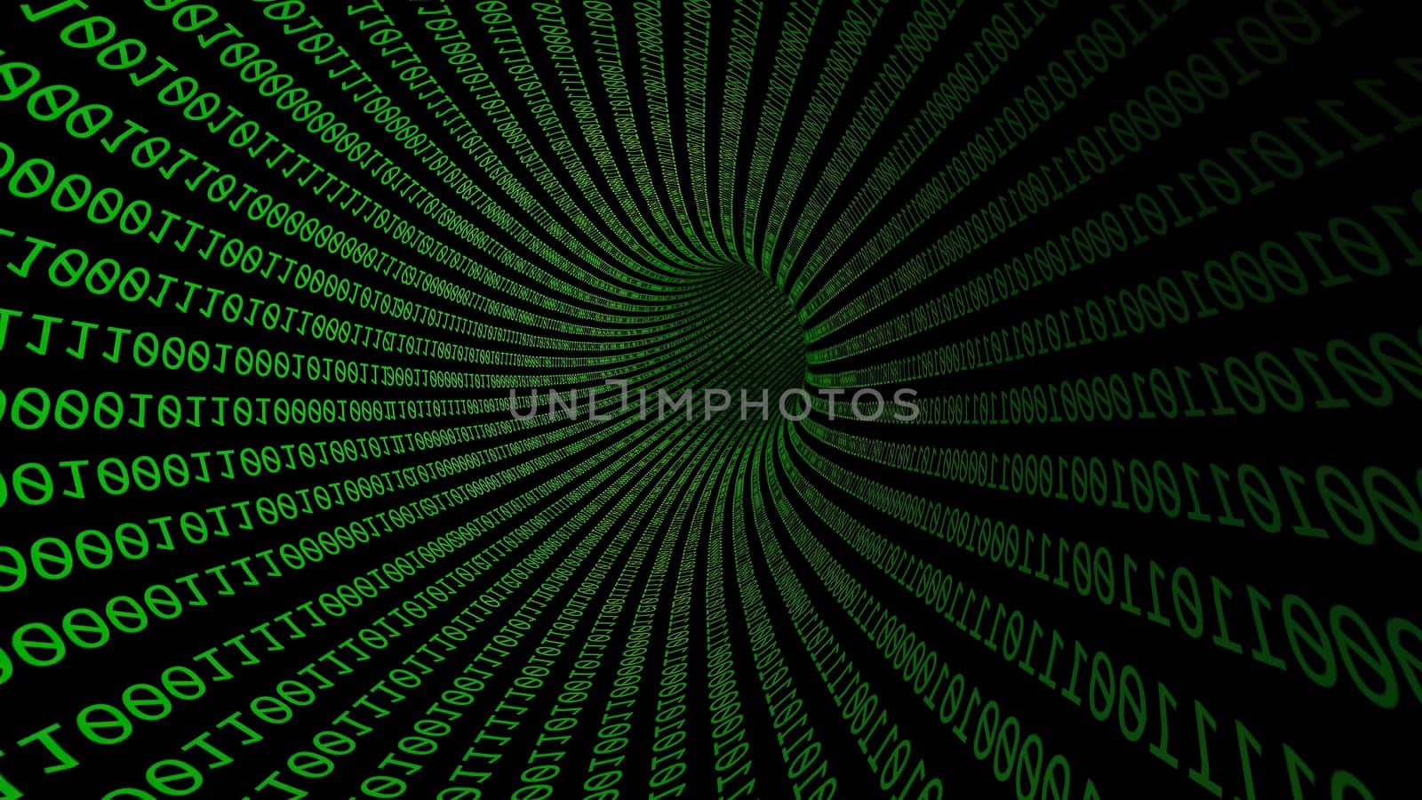 Driving Through Binary Data Tunnel ,Driving Through Binary Data Tunnel