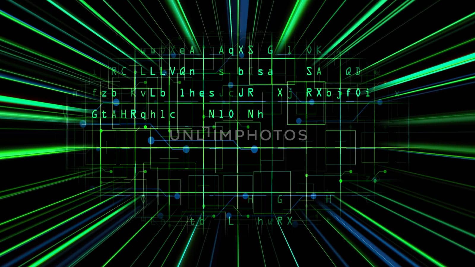 Code data with light rays concept,Code data with light rays concept