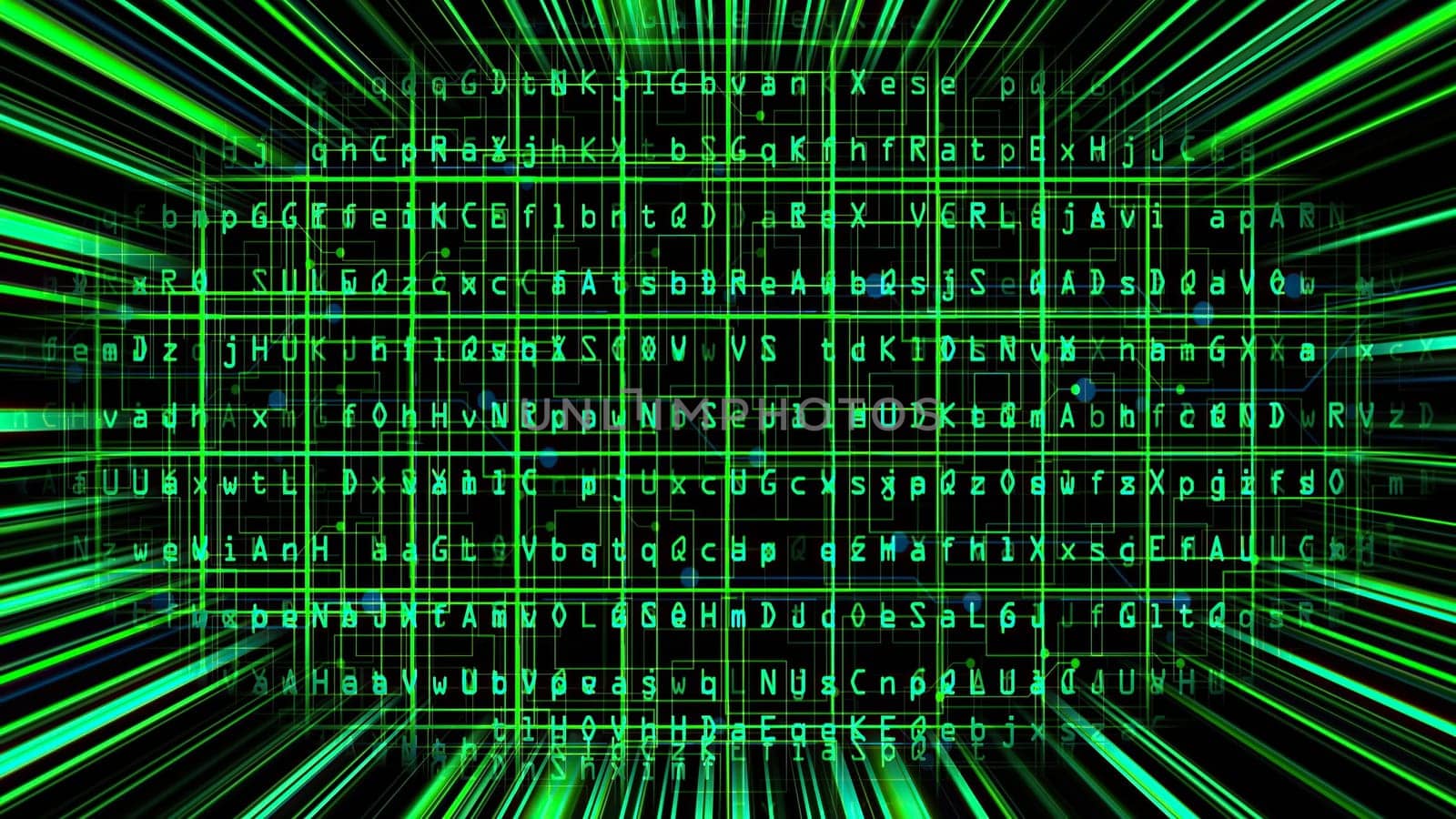 Code data with light rays concept,Code data with light rays concept