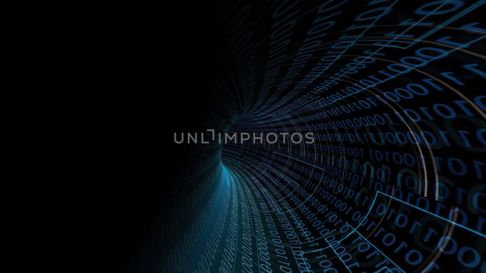 Driving Through Binary Data Tunnel ,Driving Through Binary Data Tunnel