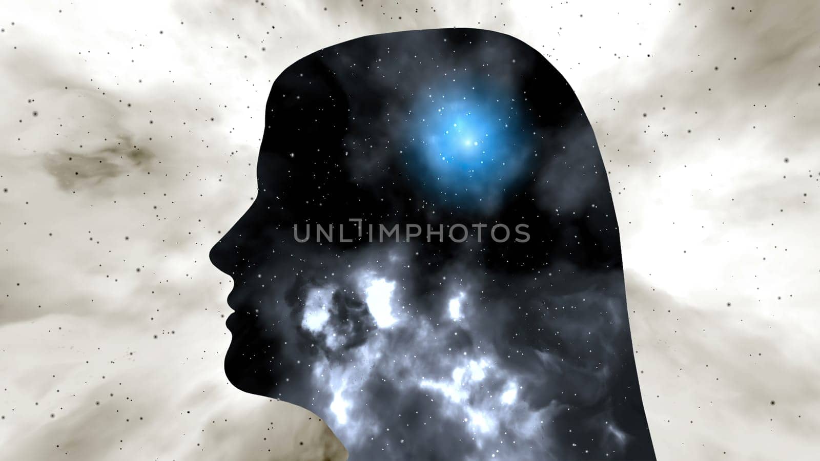 Surreal  Portrait of Woman silhouette,Surreal  Portrait of Woman silhouette