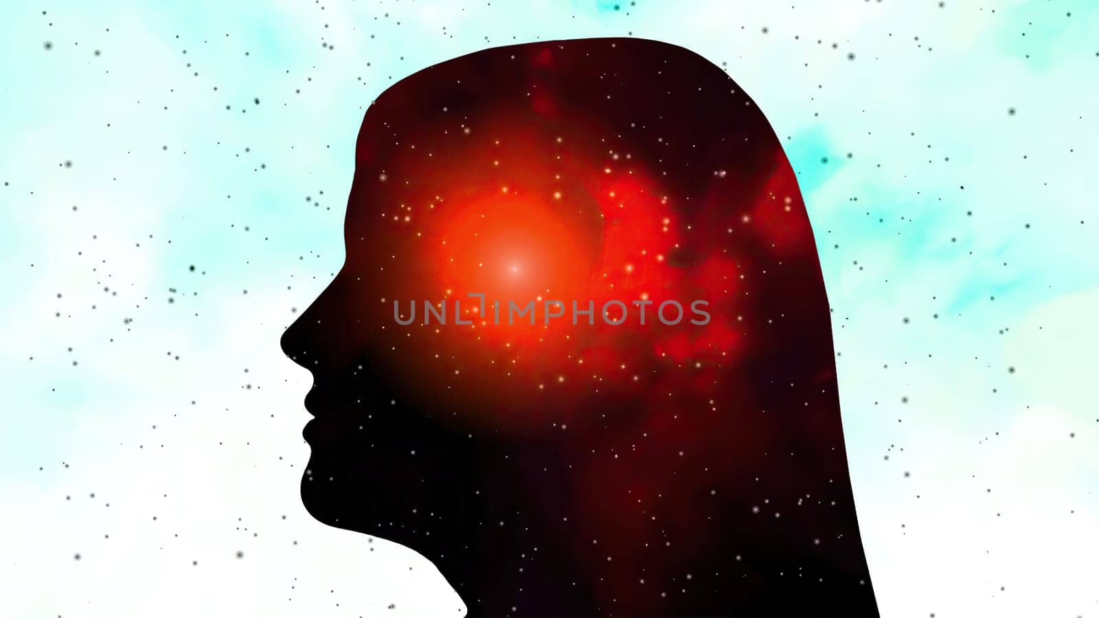 Surreal  Portrait of Woman silhouette,Surreal  Portrait of Woman silhouette