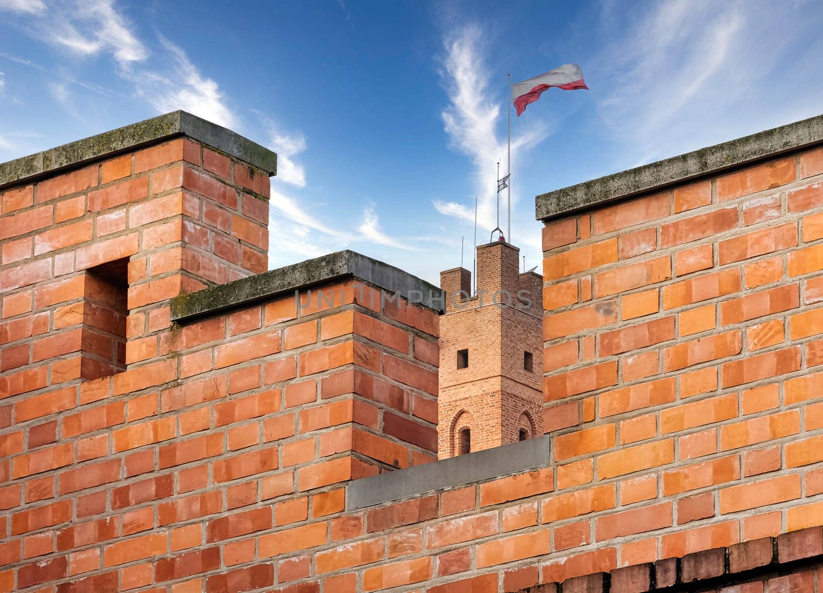 Castle of the Teutonic Order in Malbork - the largest castle in the world by land area in Malbork, Pomerania, Poland