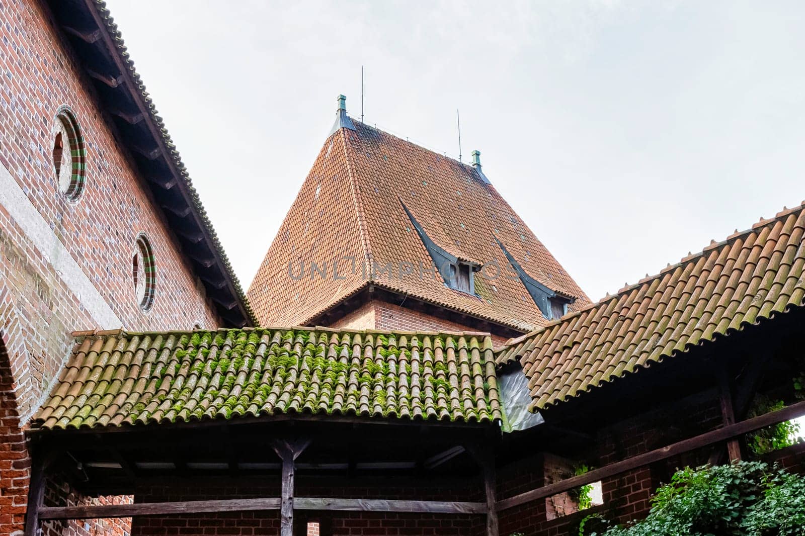 Castle of the Teutonic Order in Malbork - the largest castle in the world by land area in Malbork, Pomerania, Poland