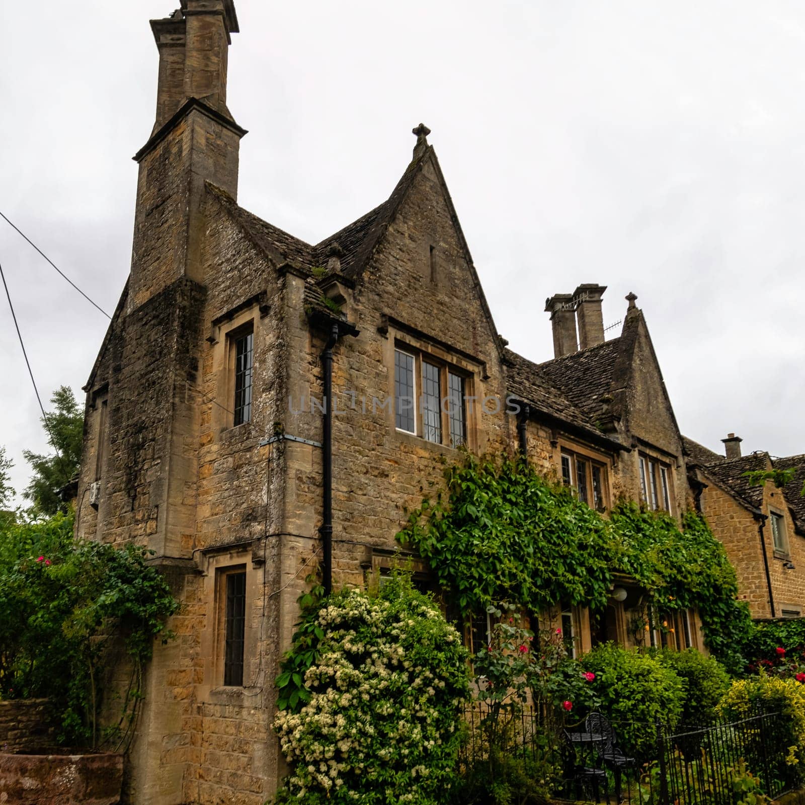 Vintage architecture of Cotswolds area - Bourton-on-the-Water, Gloucestershire, United Kingdom