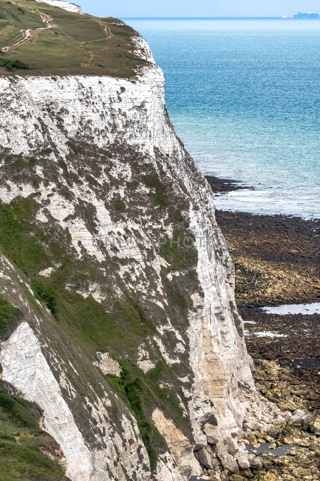 White cliffs of England in Dover, United Kingdom