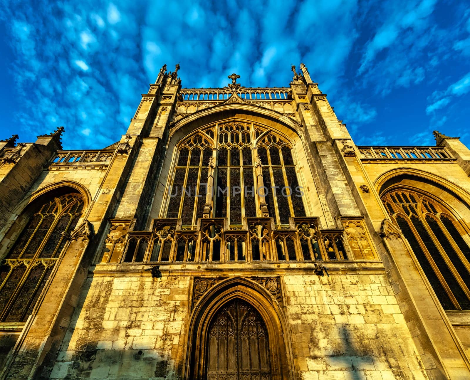 Gloucester Cathedral, formally the Cathedral Church of St Peter and the Holy and Indivisible Trinity in Gloucester, Gloucestershire, United Kingdom