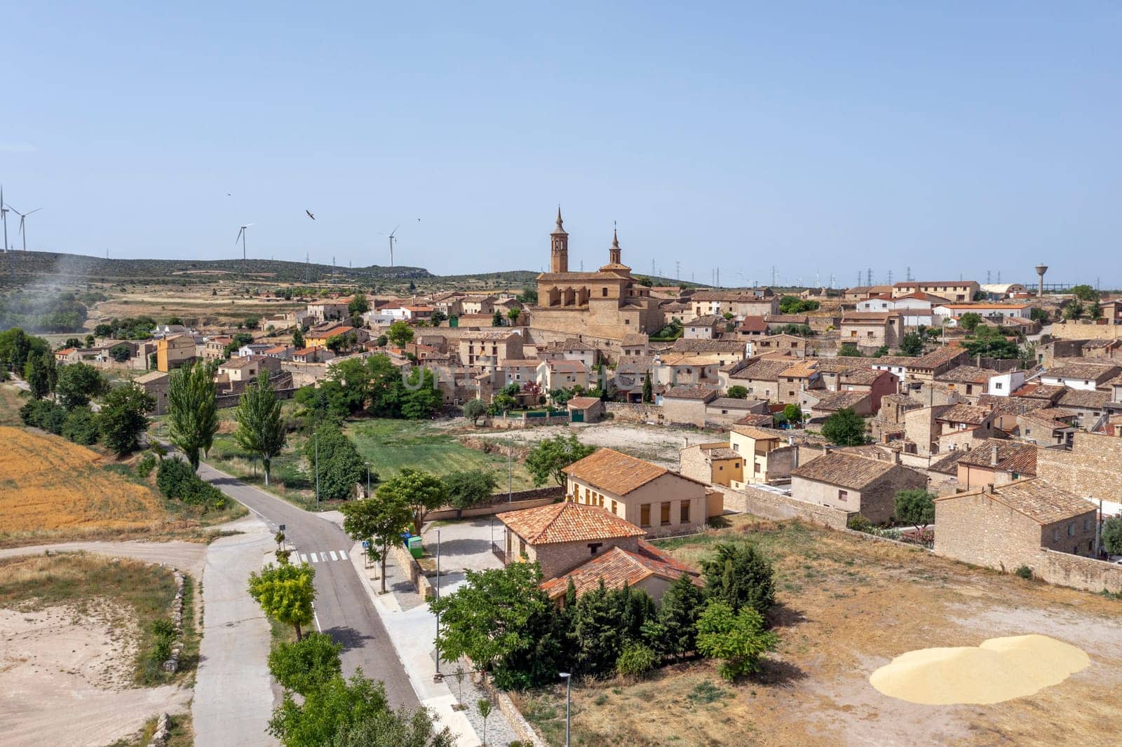 Fuendetodos is a Spanish population of the province of Zaragoza Spain famous because in one of his houses born Spanish painter Francisco de Goya, front panoramic overview