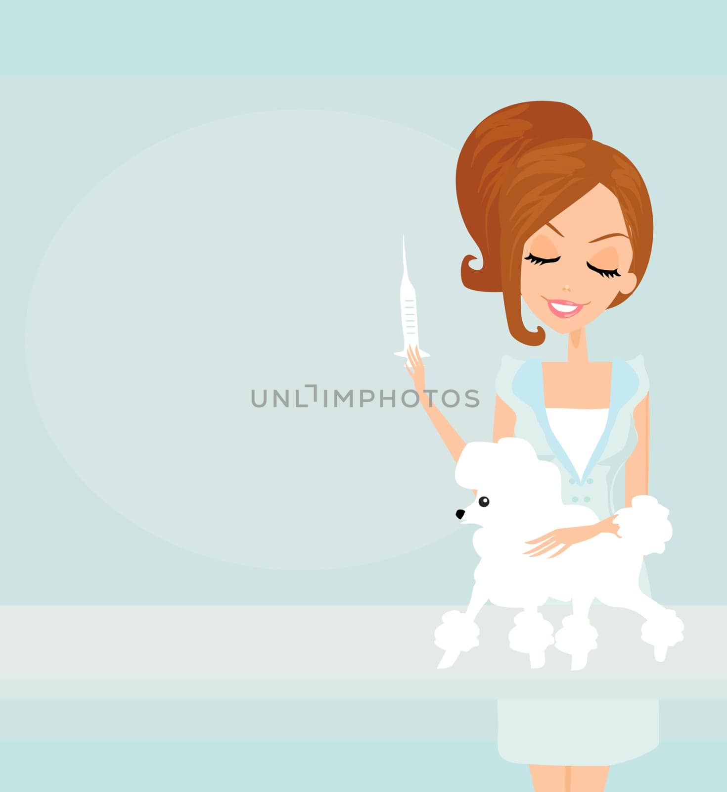 veterinary woman animal doctor