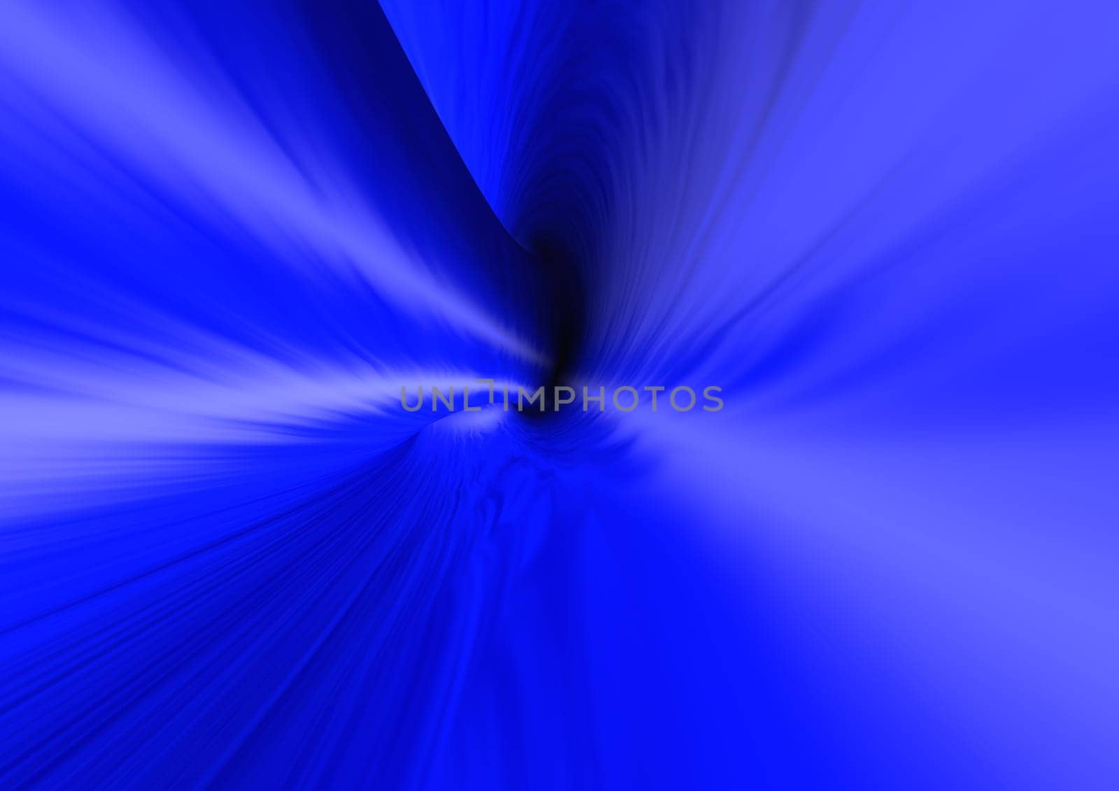 Abstract Speed motion in highway tunnel. Abstract blue background