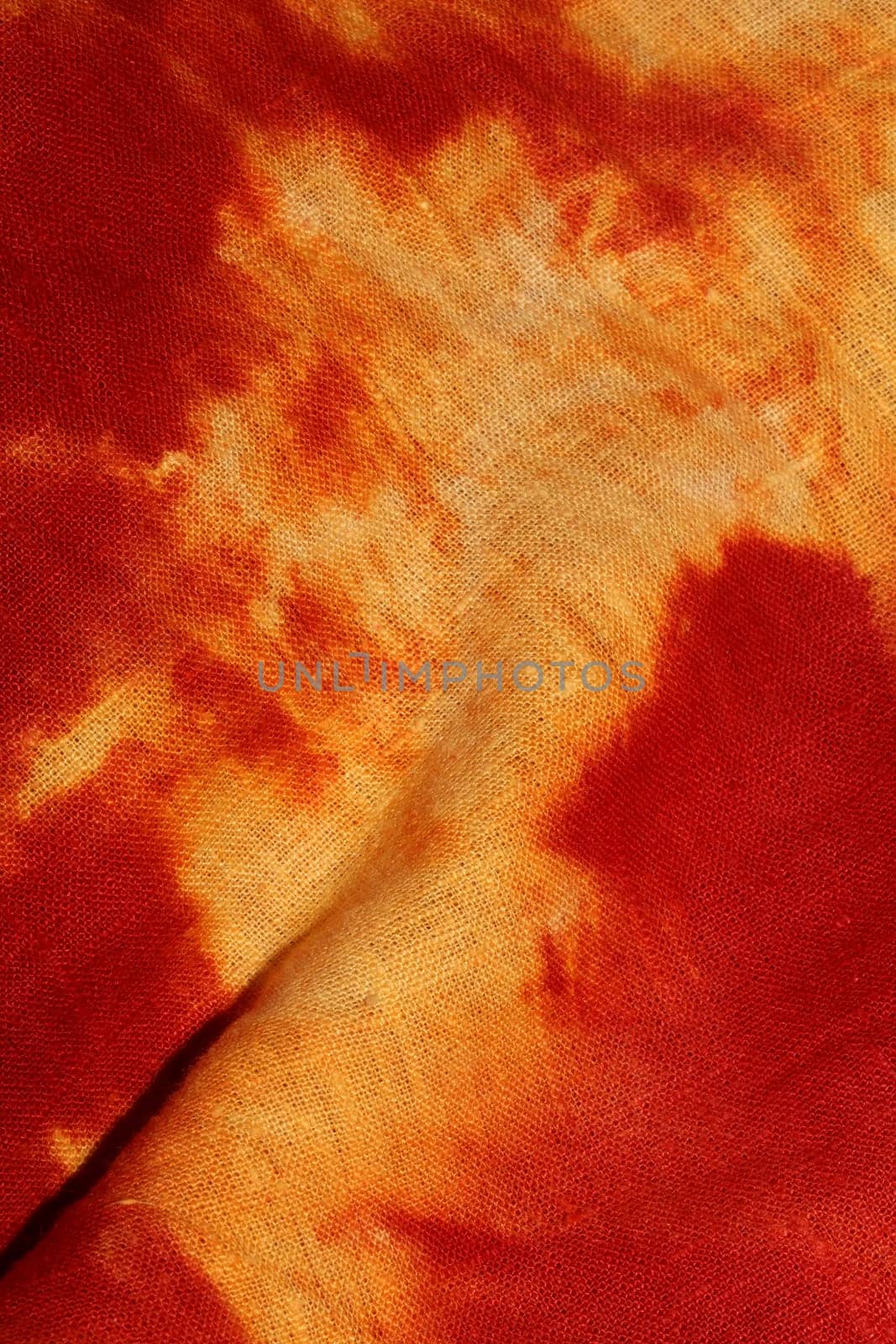 Yellow red textile design made with chlorine close up modern background high quality big size prints