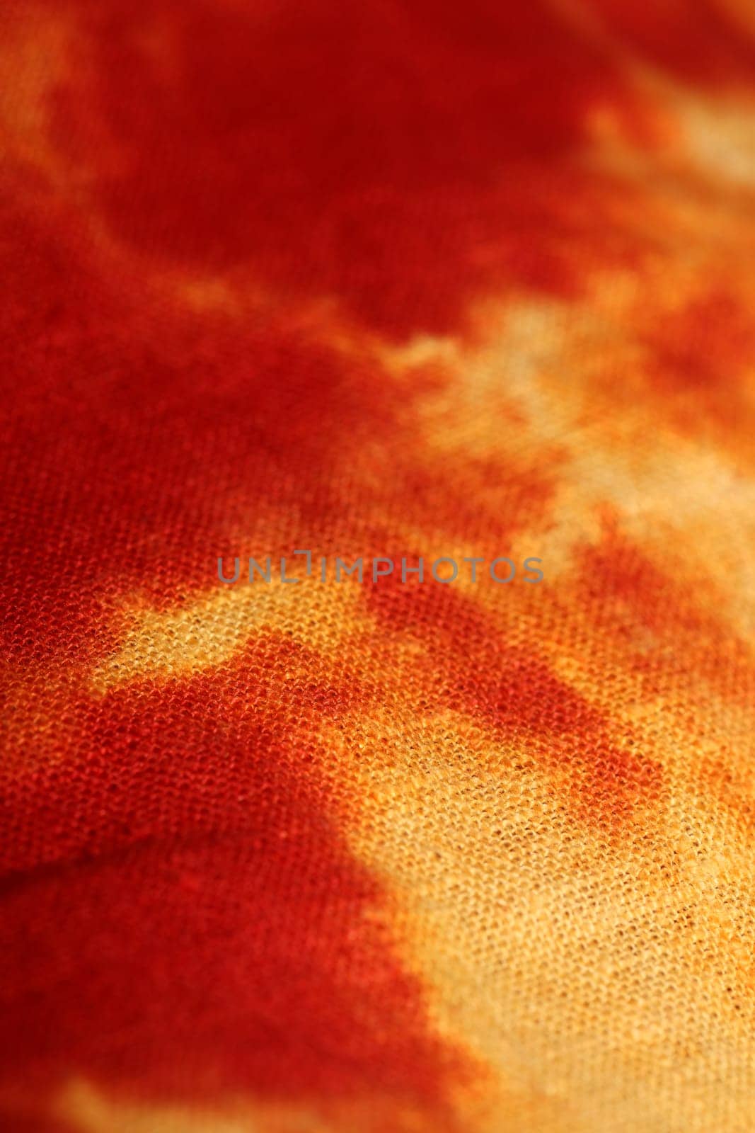 Yellow red textile design made with chlorine close up modern background high quality big size prints