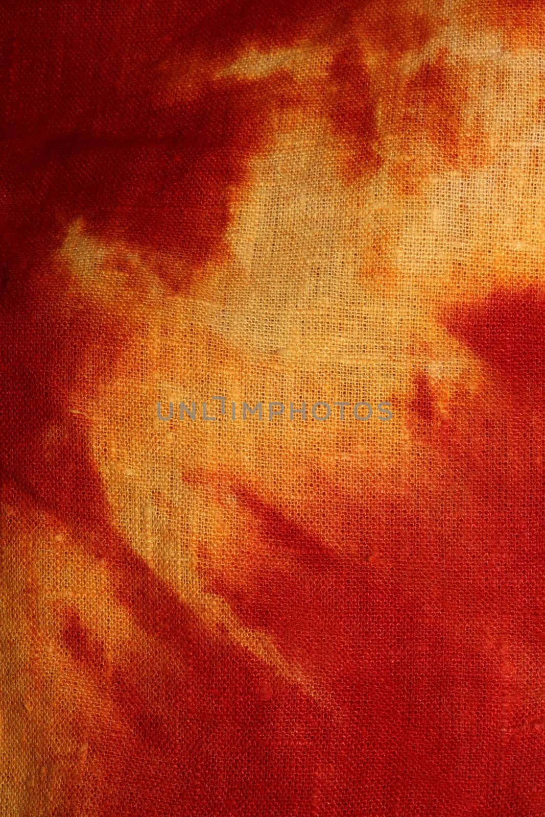 Yellow red textile design made with chlorine close up modern background high quality big size prints