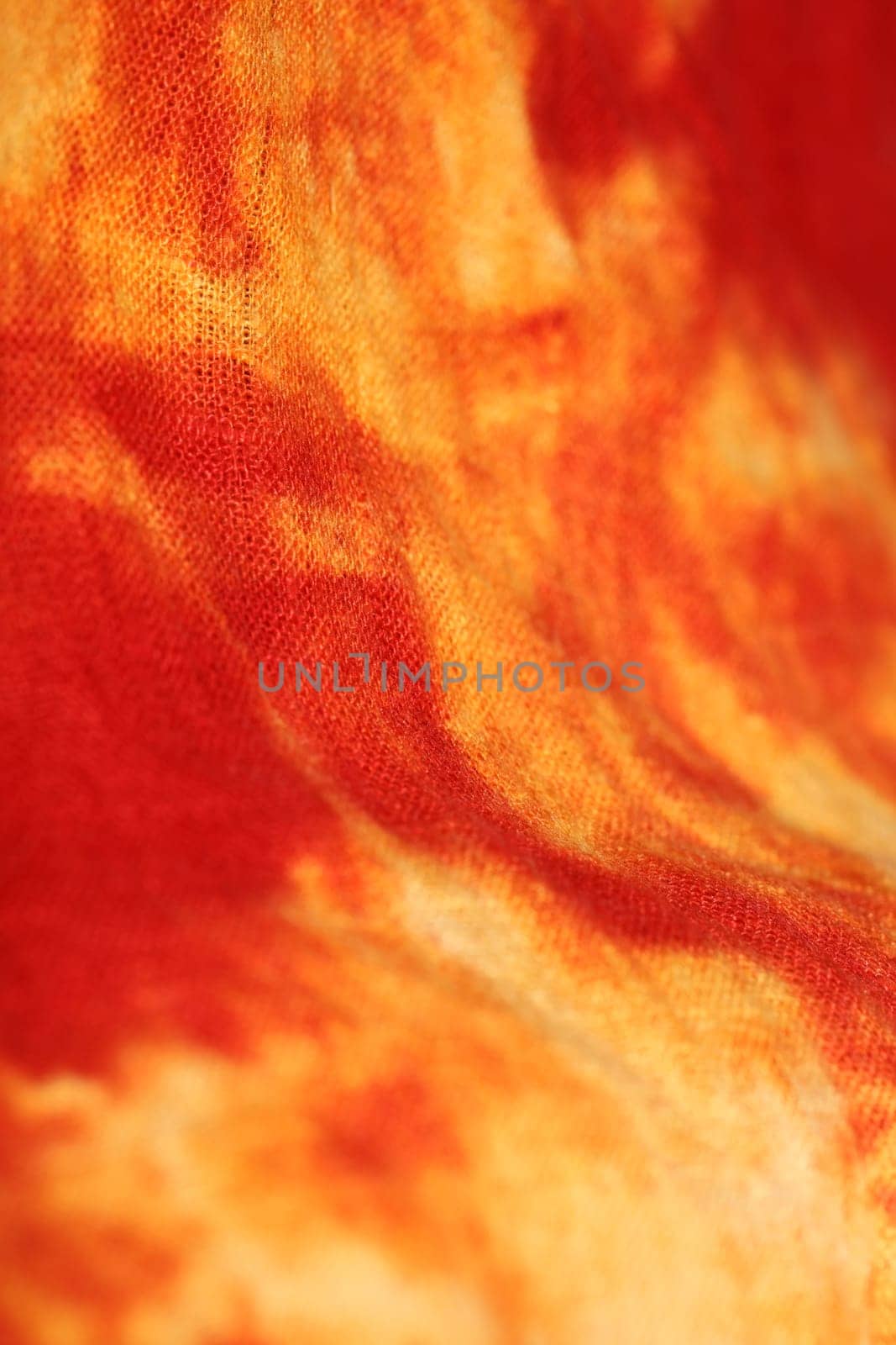 Yellow red textile design made with chlorine close up modern background high quality big size prints
