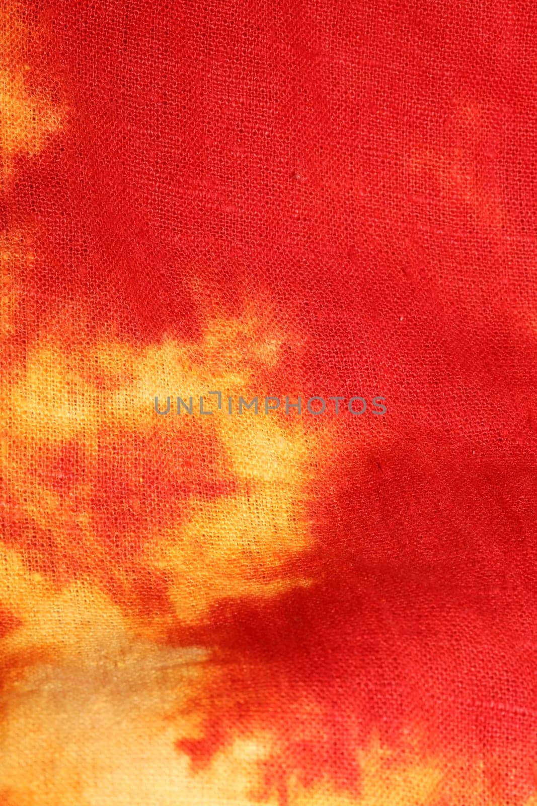 Yellow red textile design made with chlorine close up modern background high quality big size prints