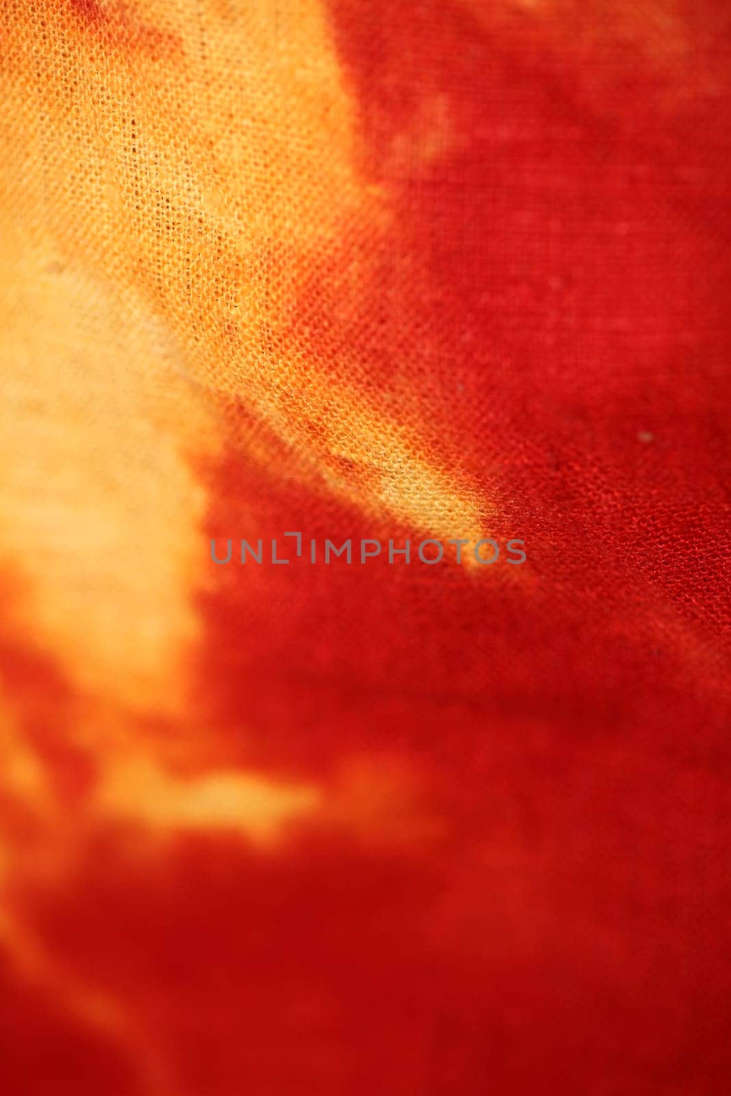 Yellow red textile design made with chlorine close up modern background high quality big size prints