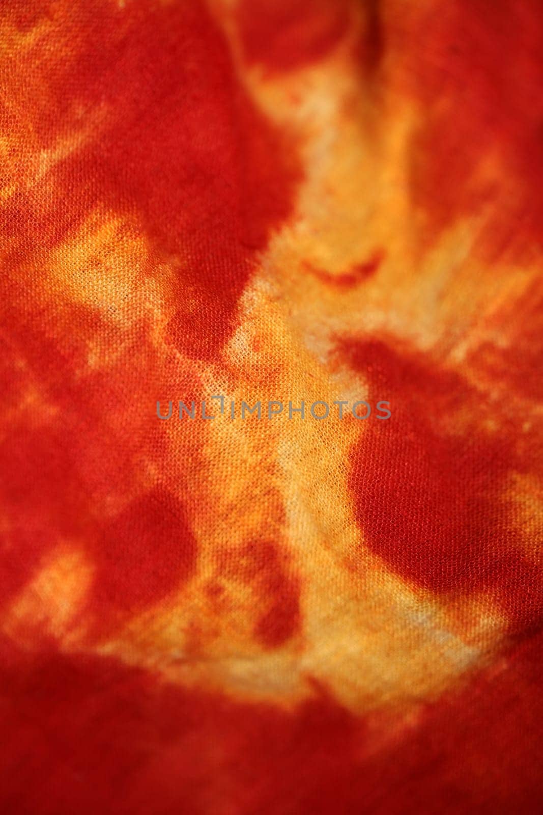 Yellow red textile design made with chlorine close up modern background high quality big size prints