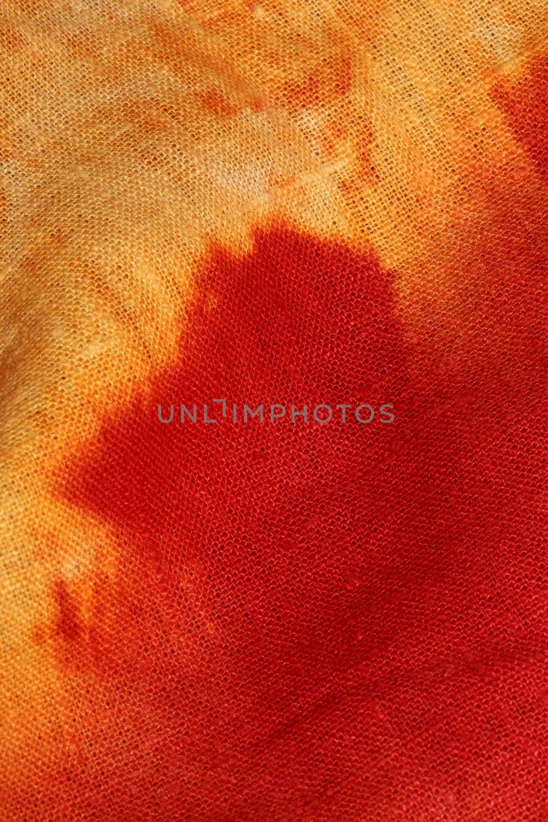 Yellow red textile design made with chlorine close up modern background high quality big size prints