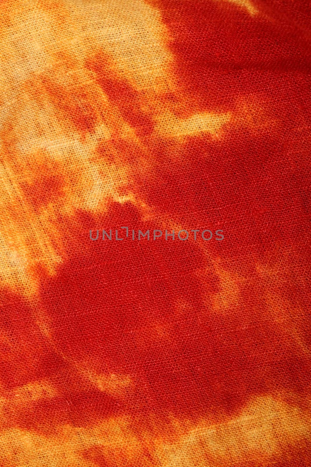Yellow red textile design made with chlorine close up modern background high quality big size prints