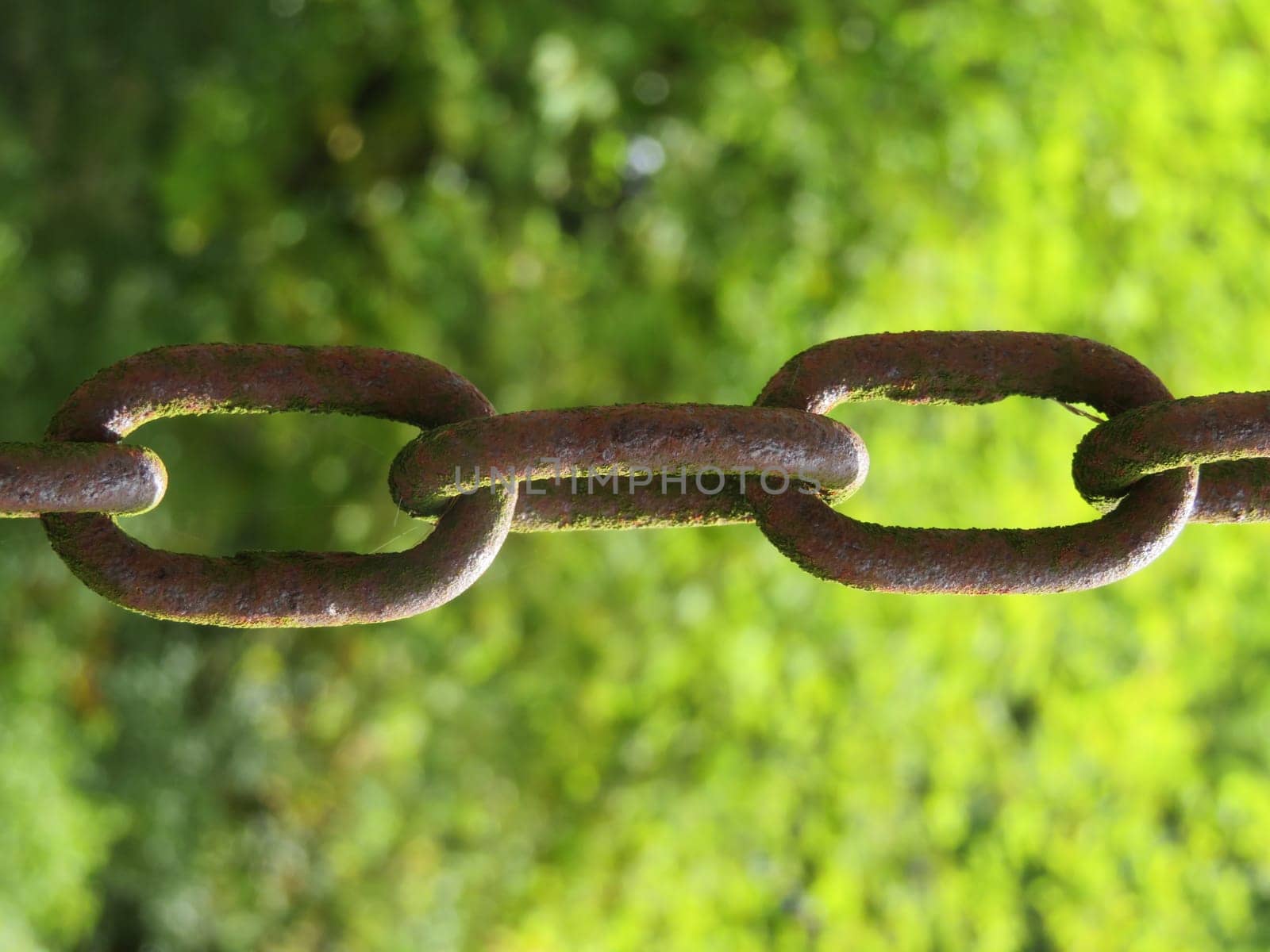 old metal chain resistant oxide strong industrial link