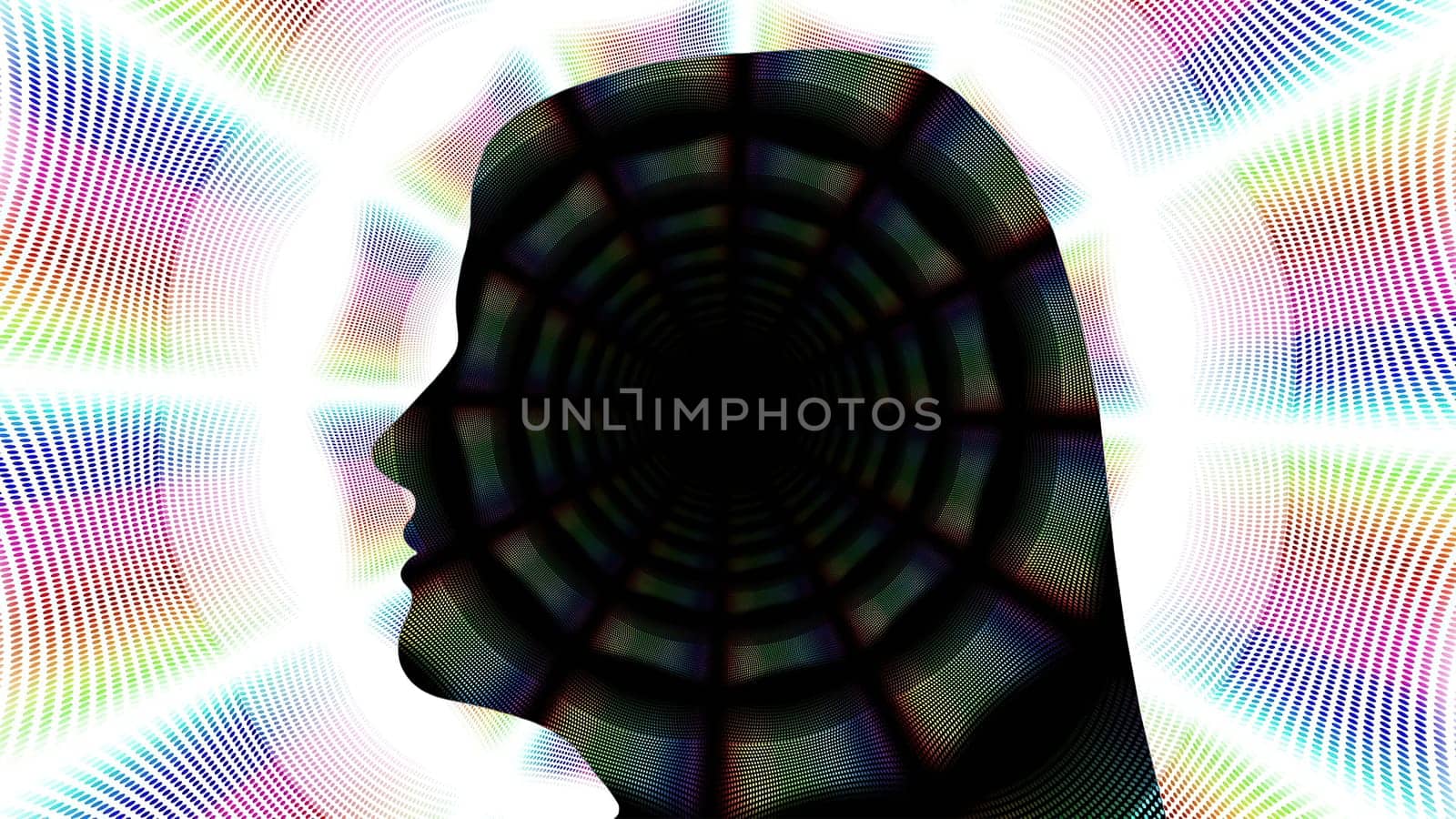 Surreal  Portrait of Woman silhouette,Surreal  Portrait of Woman silhouette