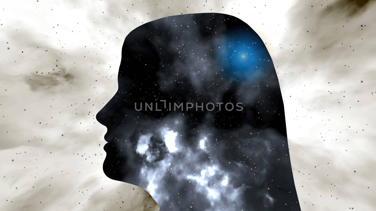 Surreal  Portrait of Woman silhouette,Surreal  Portrait of Woman silhouette