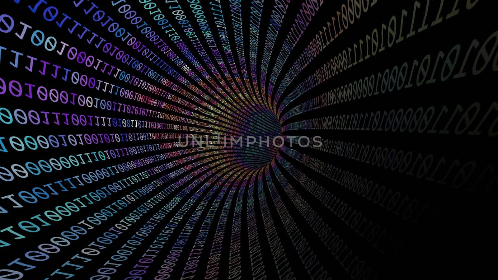 Driving Through Binary Data Tunnel ,Driving Through Binary Data Tunnel