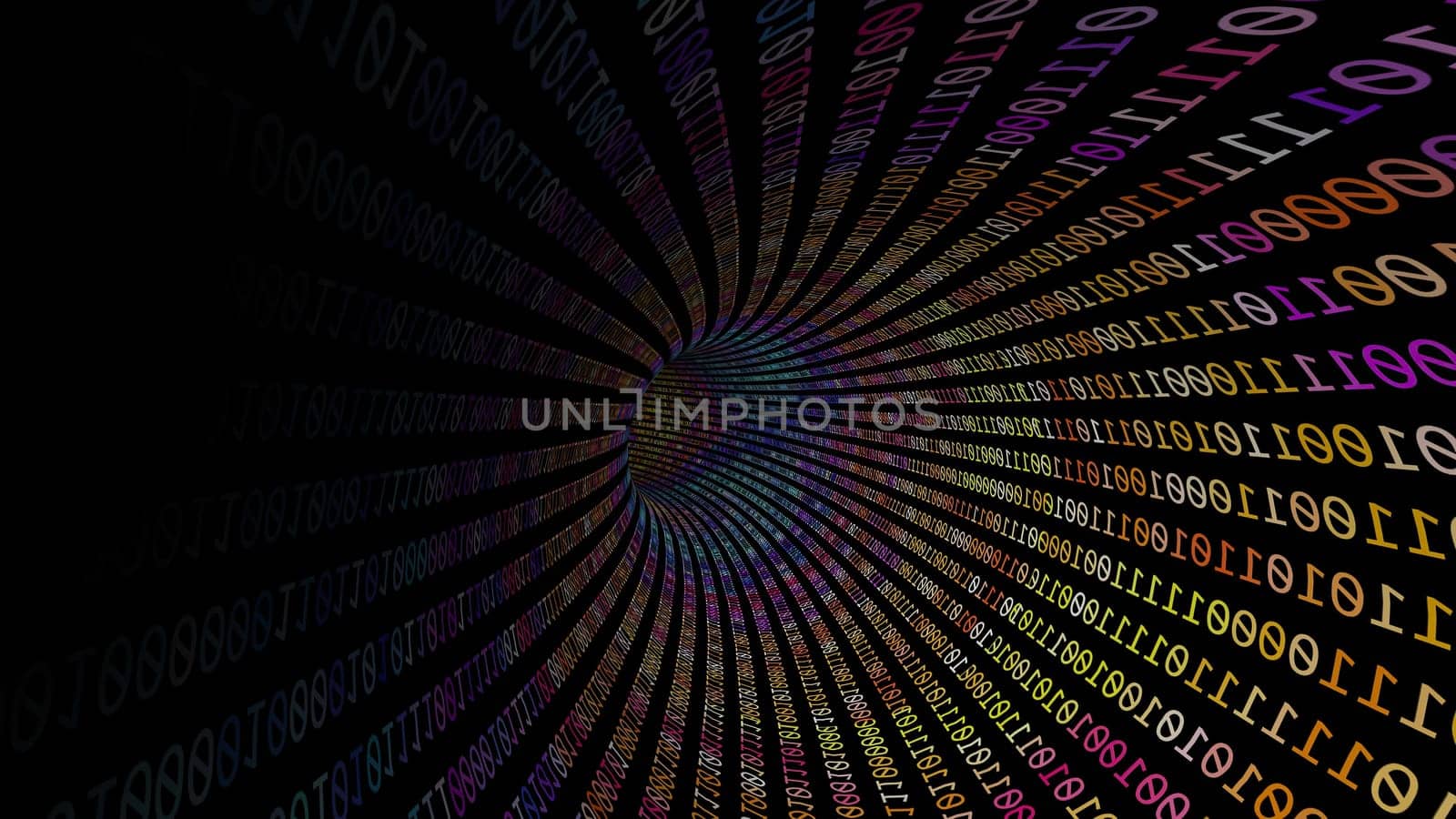 Driving Through Binary Data Tunnel ,Driving Through Binary Data Tunnel