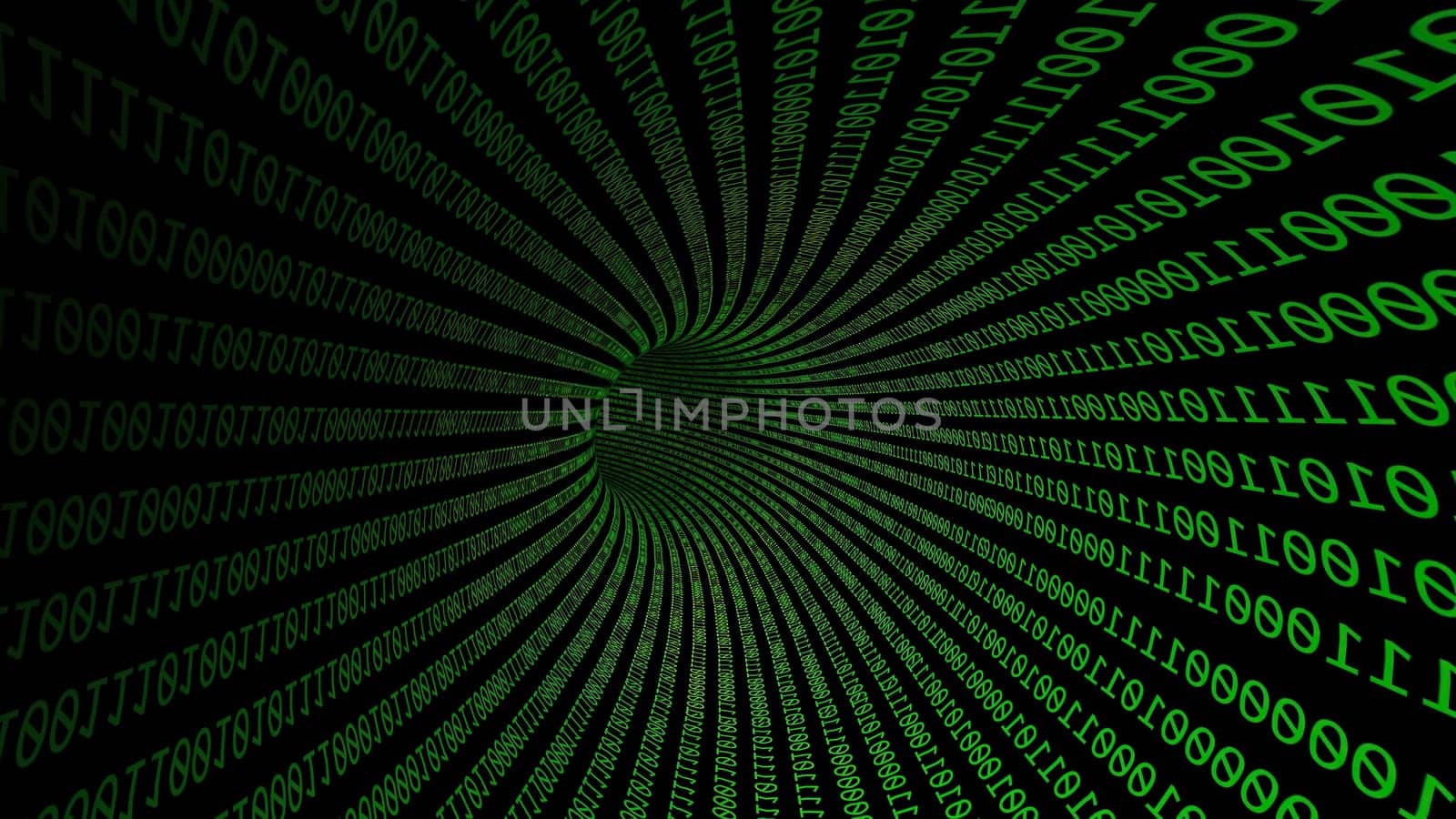 Driving Through Binary Data Tunnel ,Driving Through Binary Data Tunnel