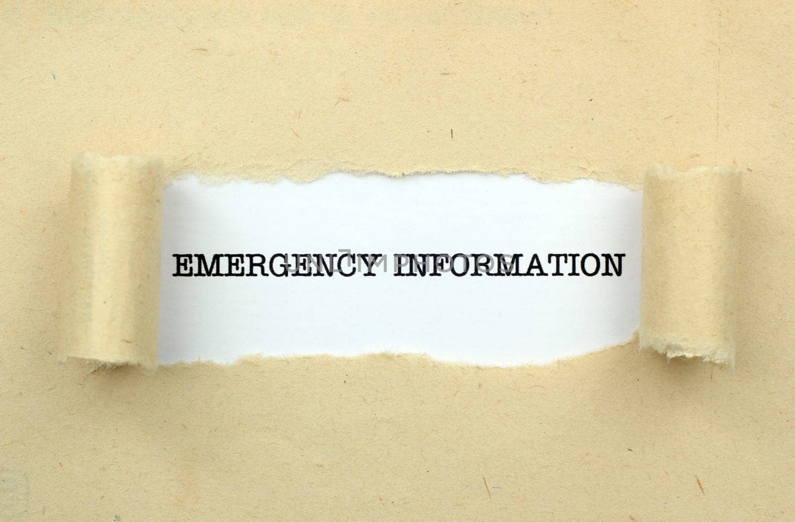 Emergency information