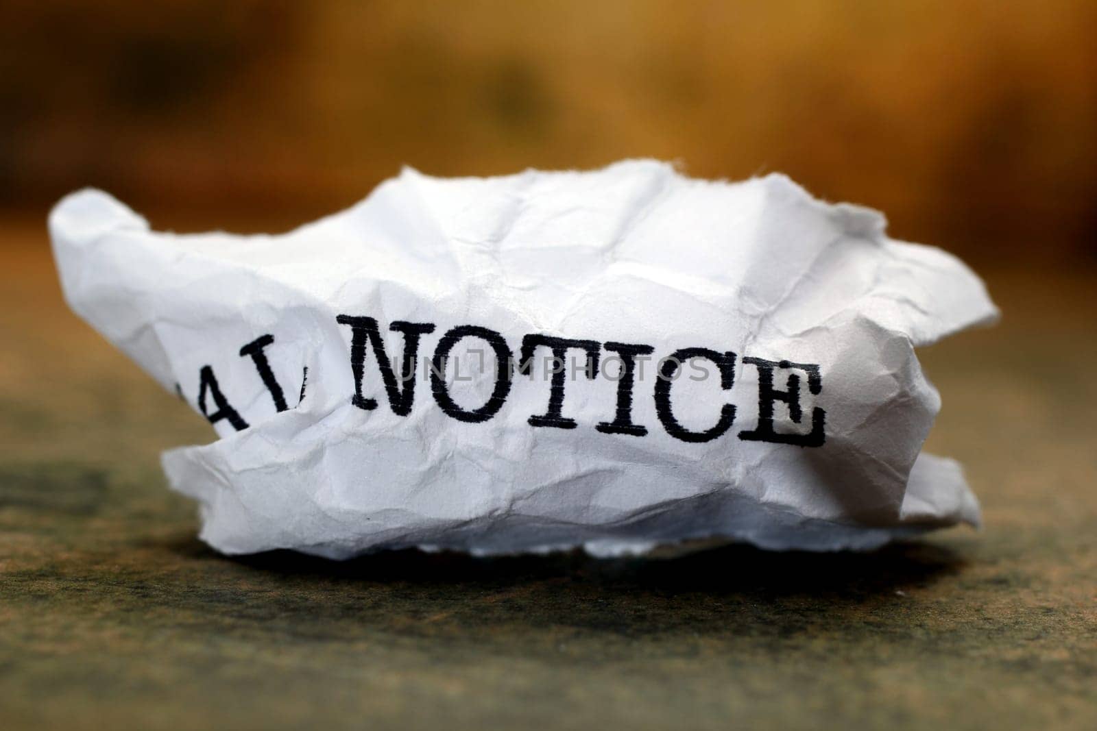 Notice trash