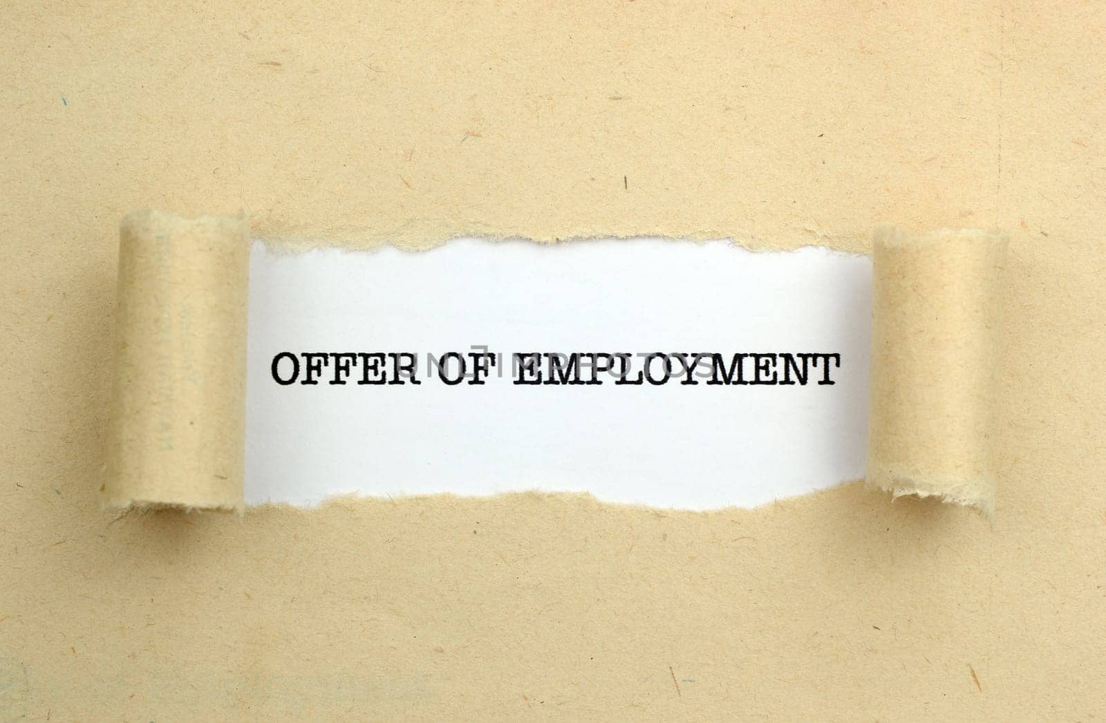 Offer of employment