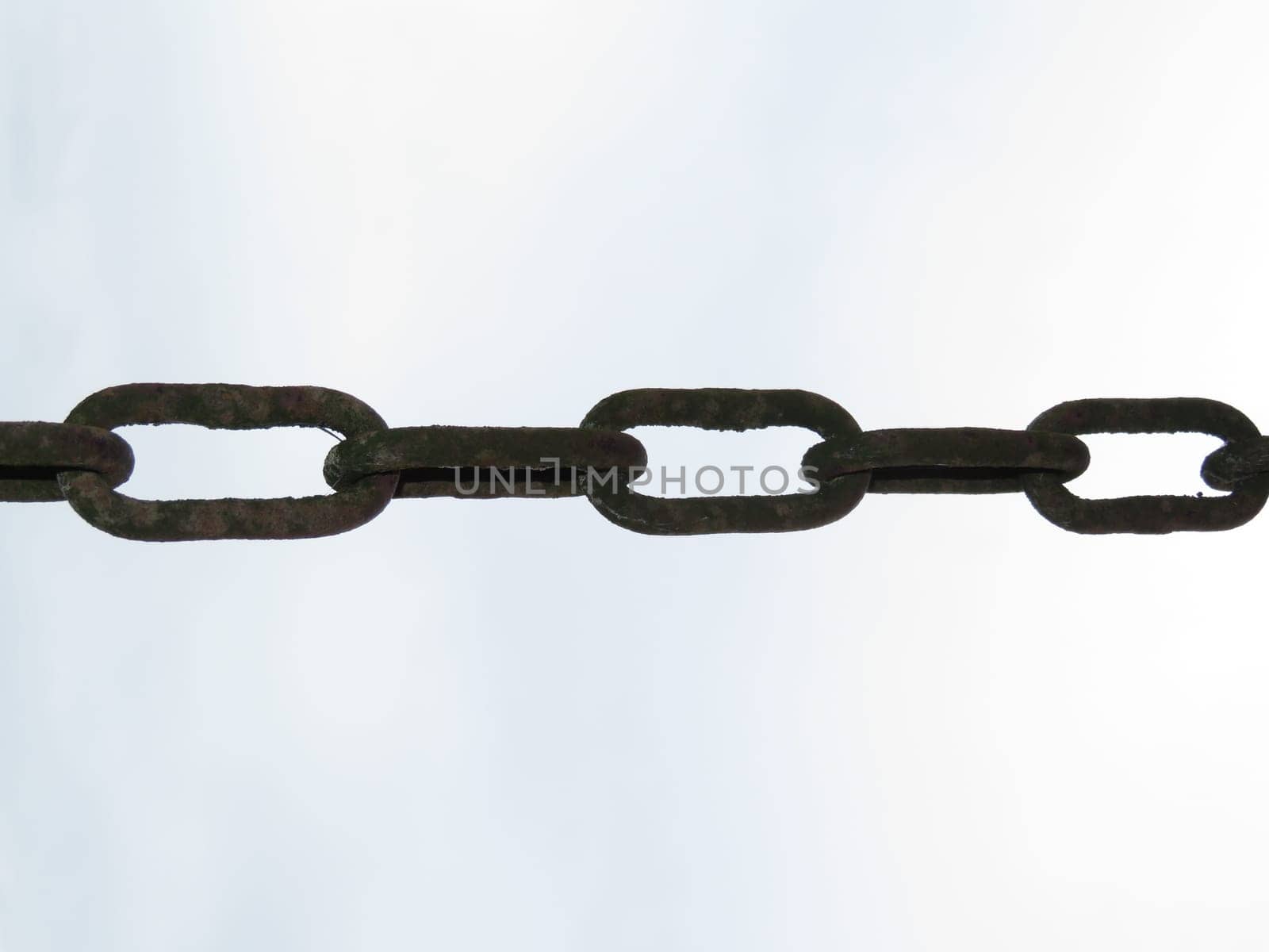 old metal chain resistant oxide strong industrial link