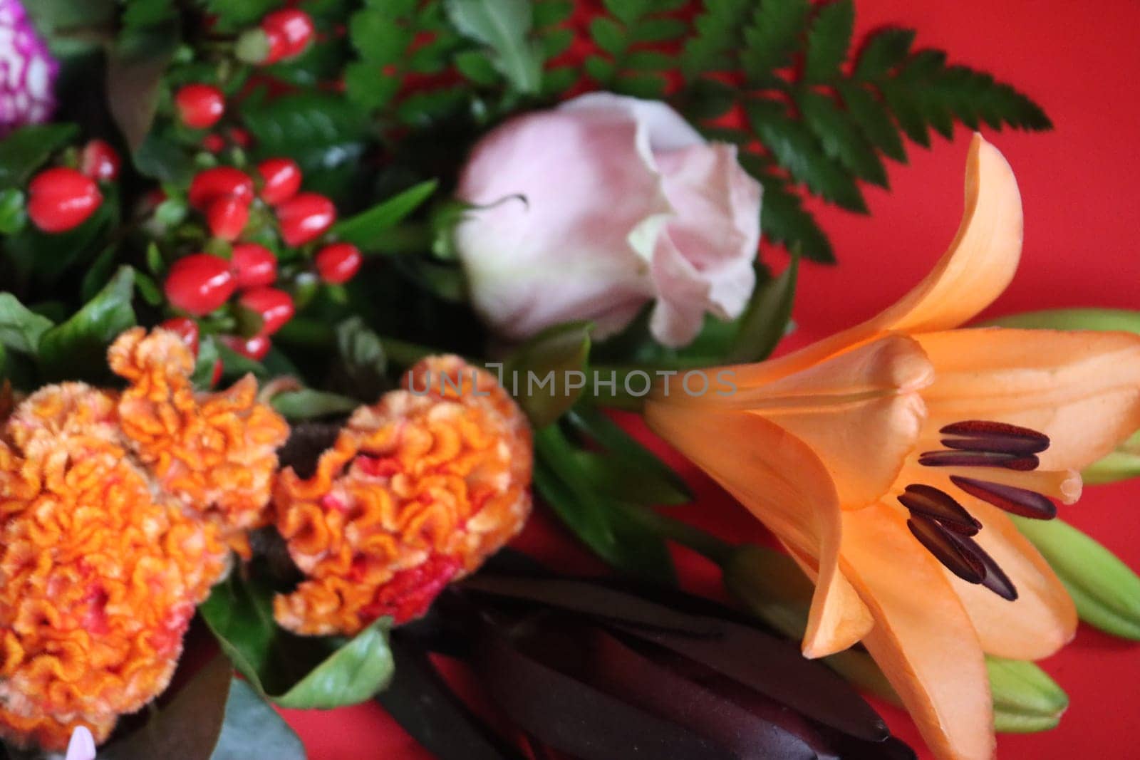 beautiful flower master with natural bright colors aroma gift