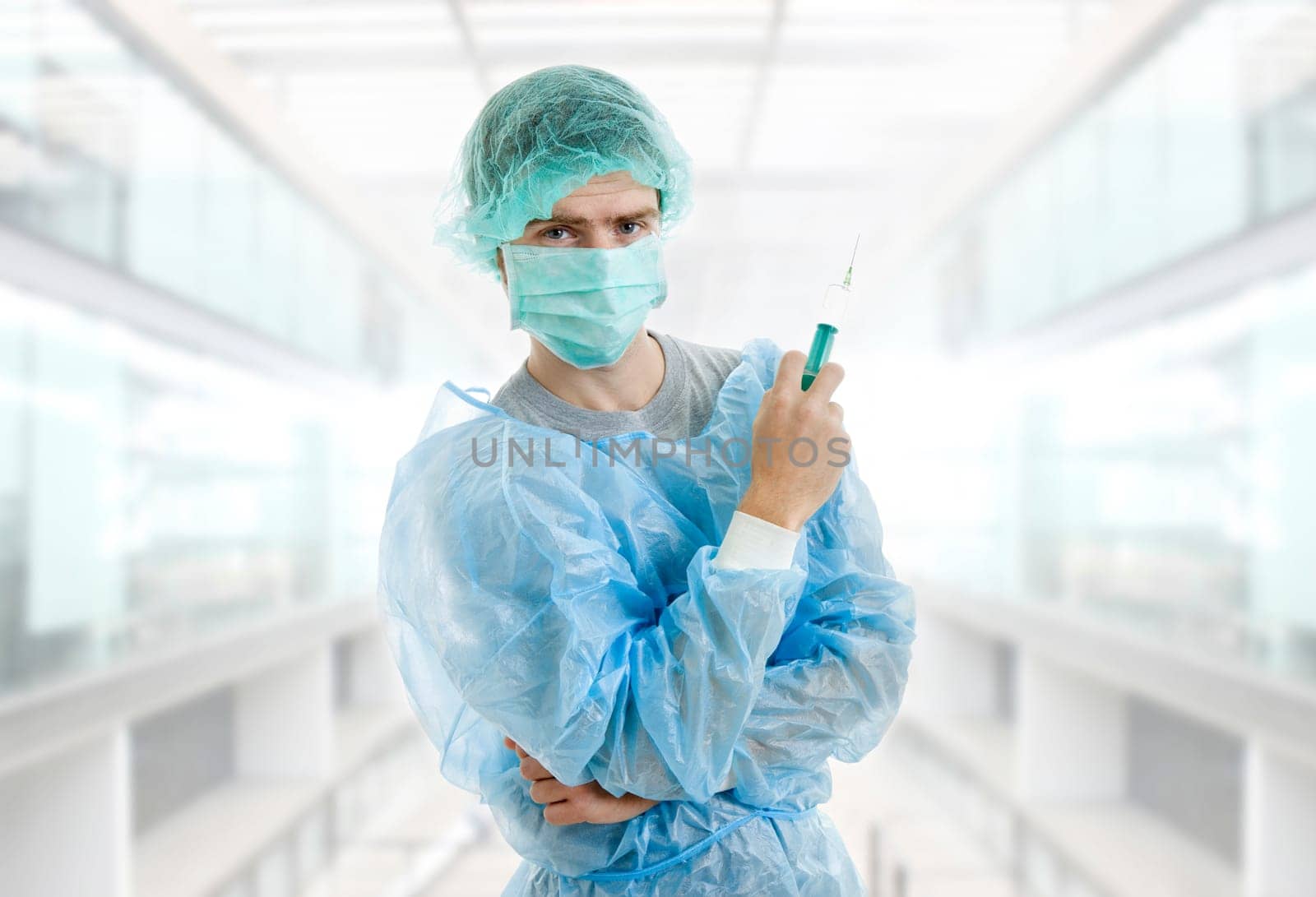 young male doctor at the hospital