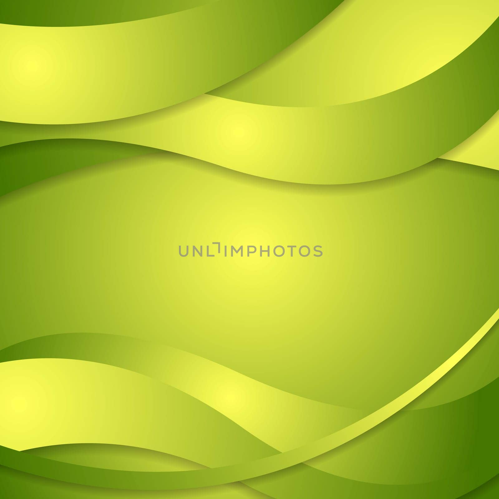 Abstract corporate green waves background. Vector design