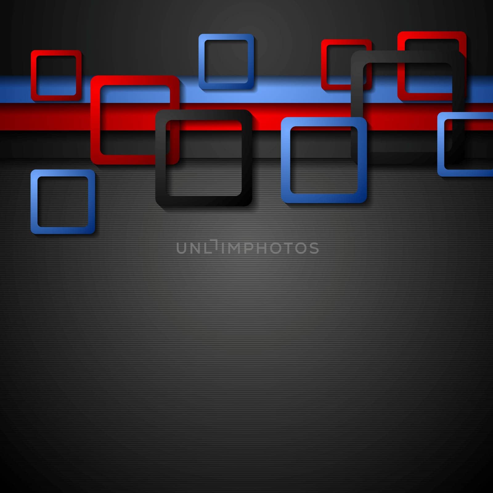 Bright abstract corporate geometry background. Vector design