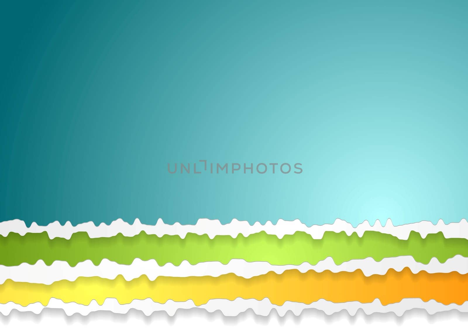 Ragged edge paper abstract background. Vector design template