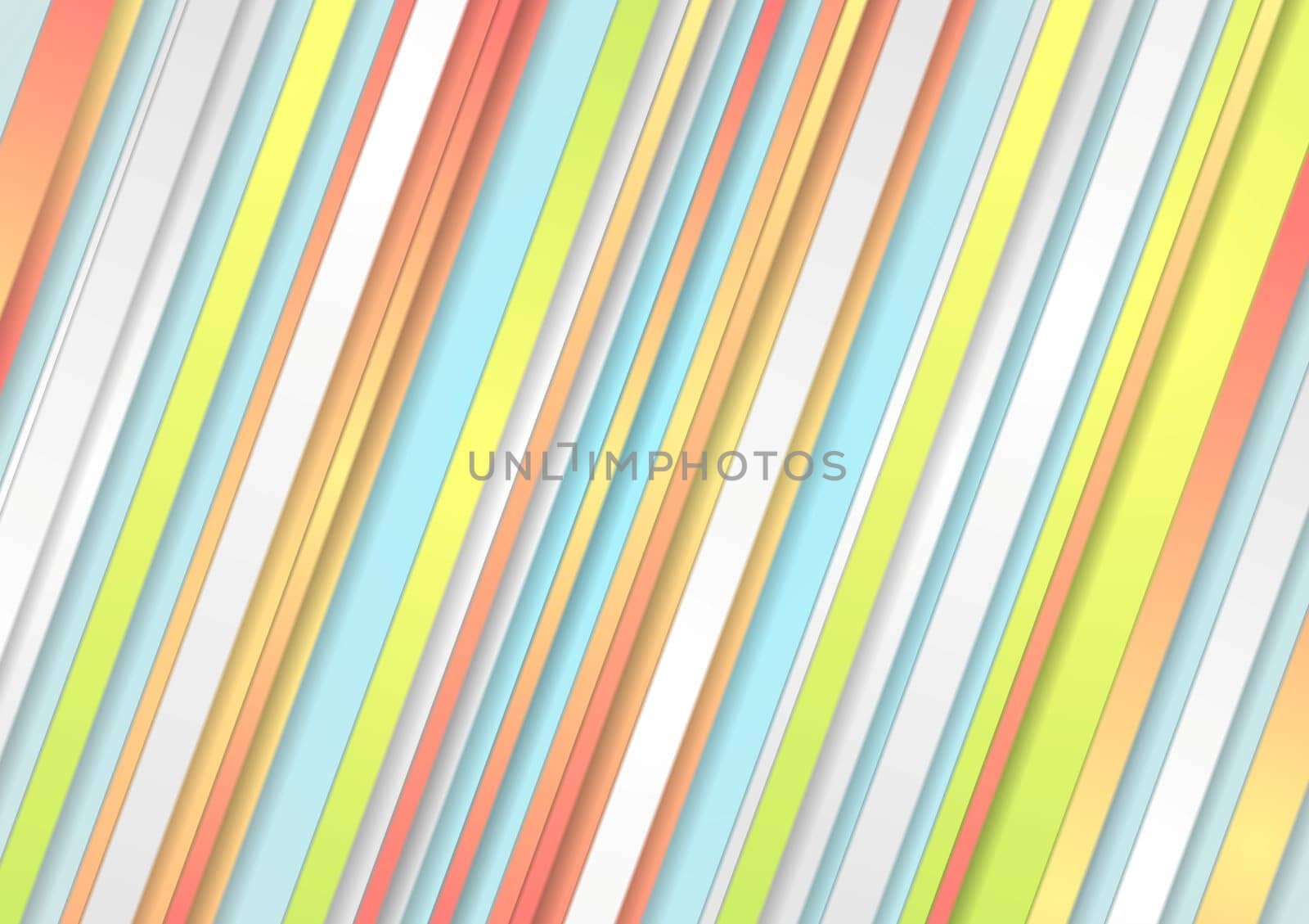 Pastel stripes abstract background. Vector template design