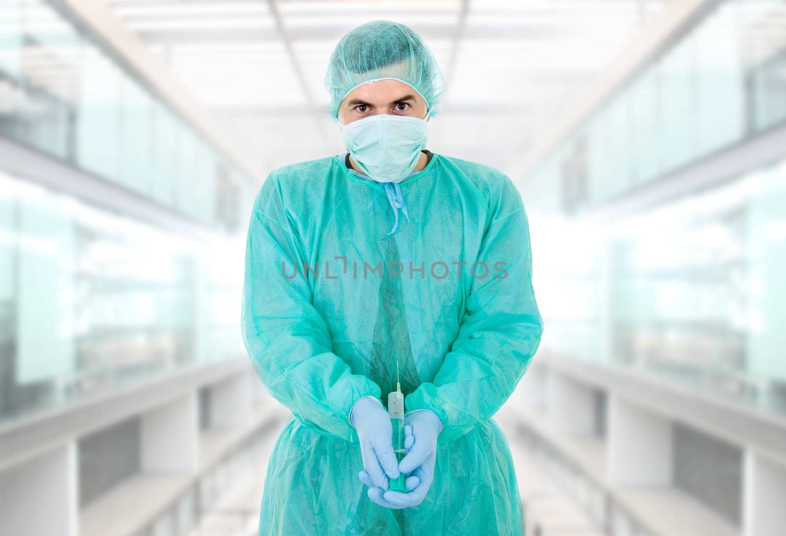young male doctor at the hospital