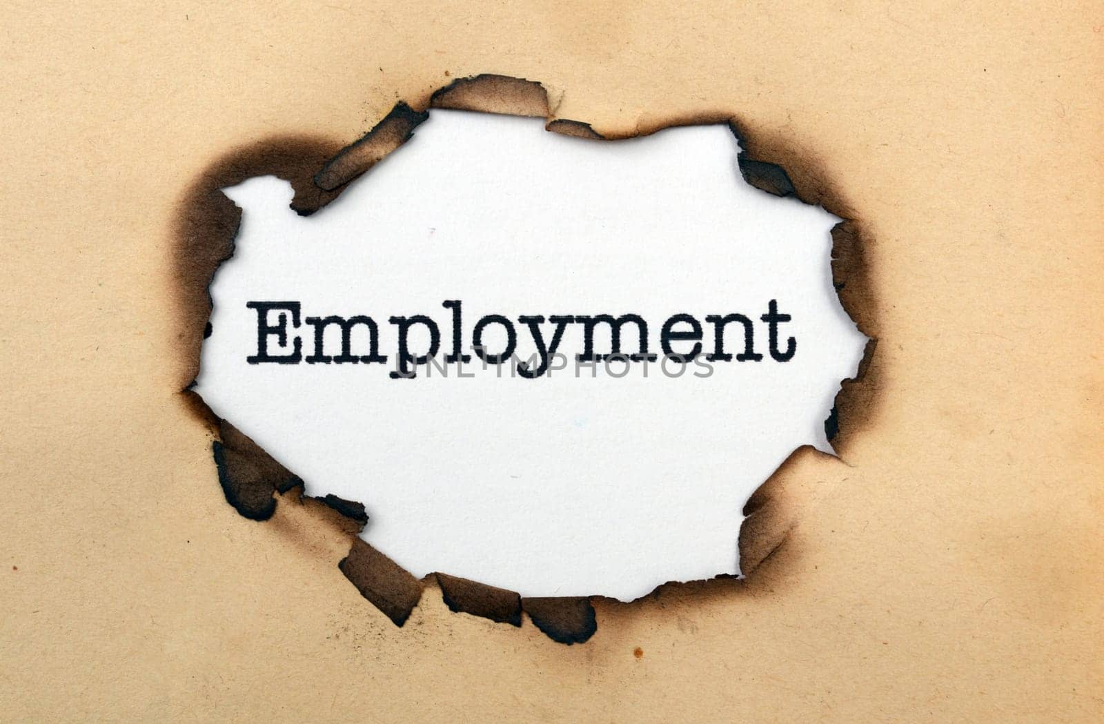 Employment paper hole