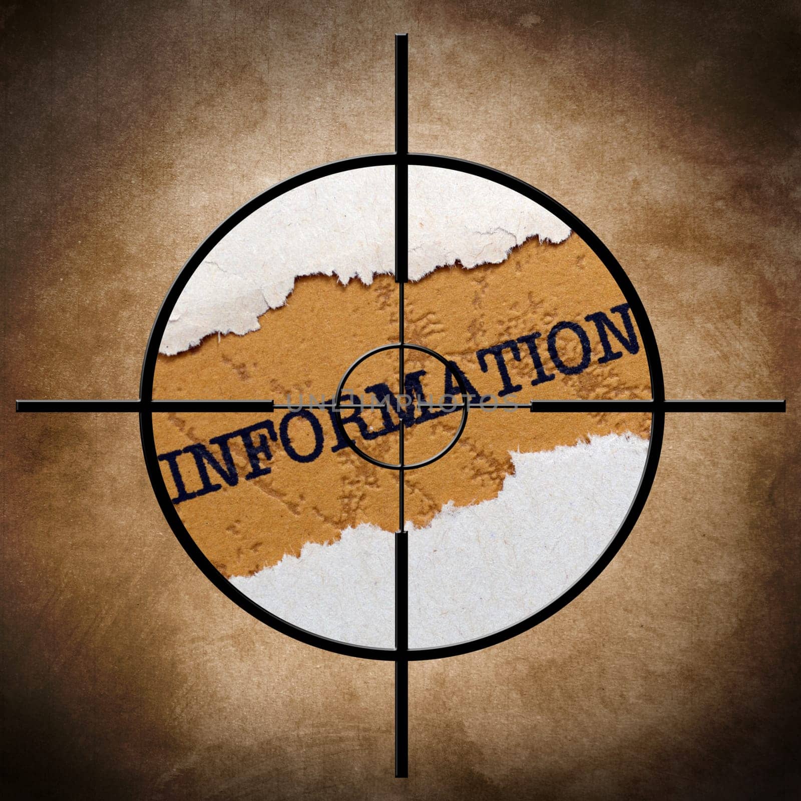 Information target