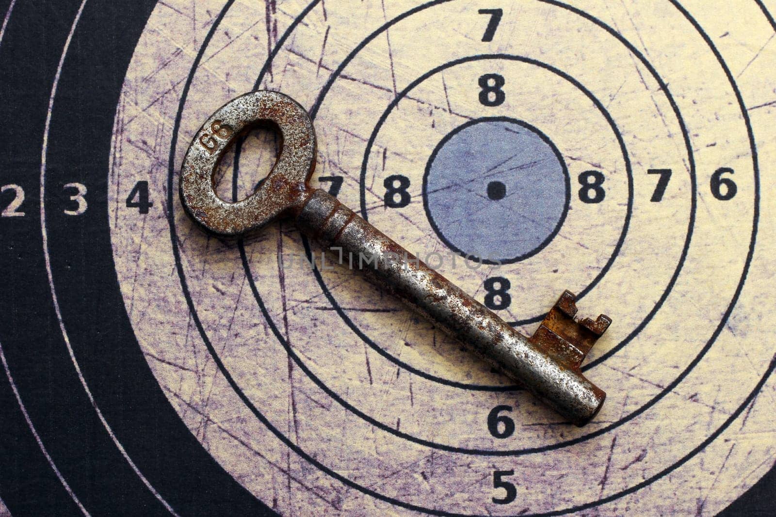 Old key on target