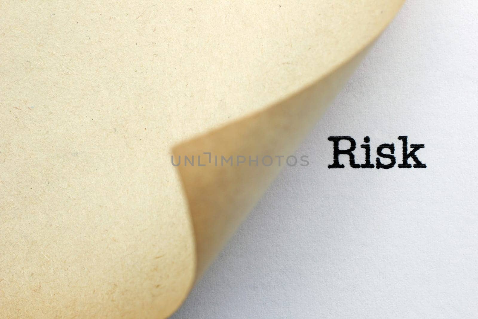 Risk text on page