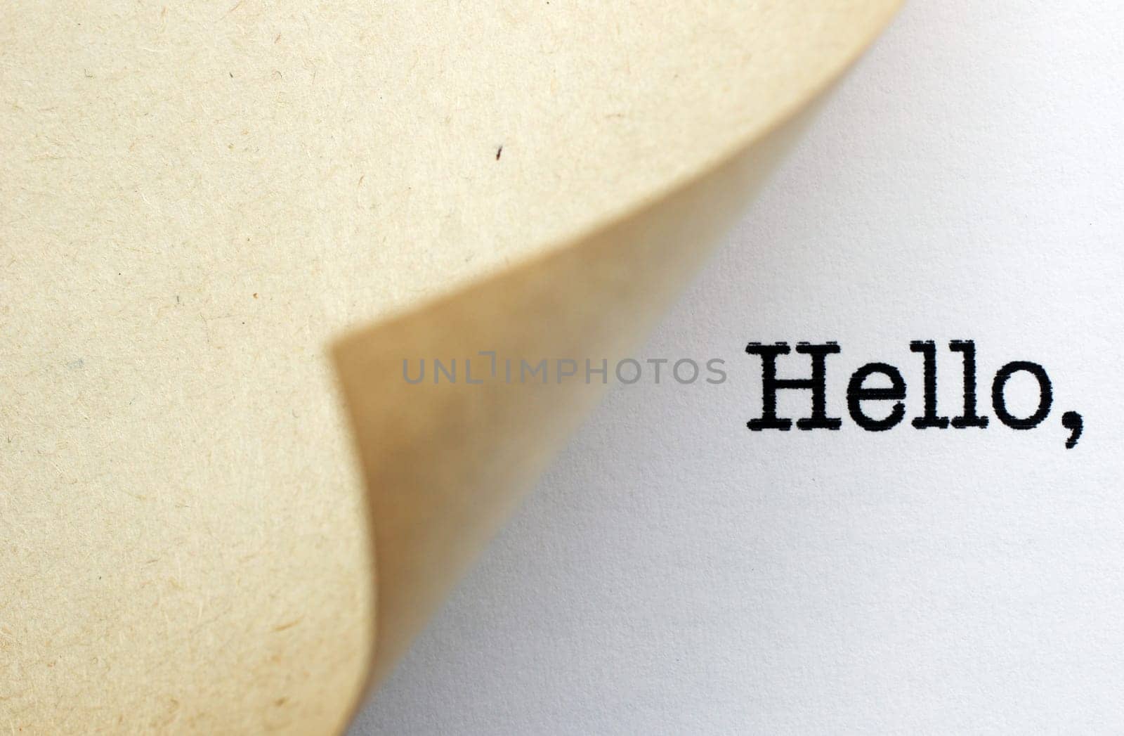 Hello text on page