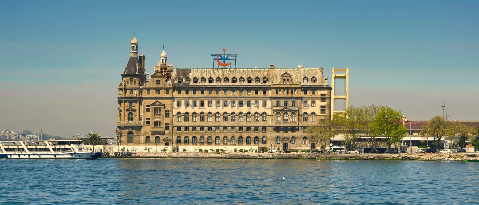 Haydarpasha Railway Terminal, south of the Port of Haydarpasha, Kadikoy, built in 1909, Istanbul, Turkey