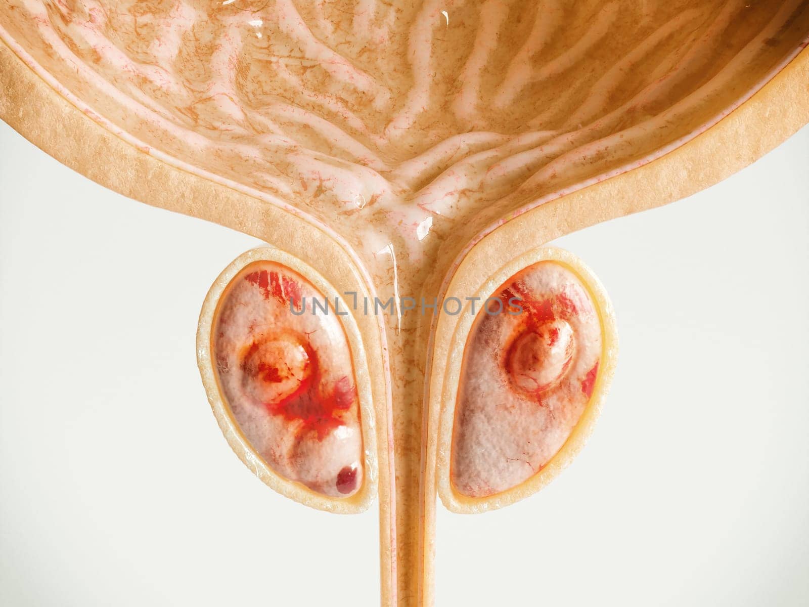 Prostate Cancer Stage 02 of 04 -- Detailed High Quality 3D Rendering