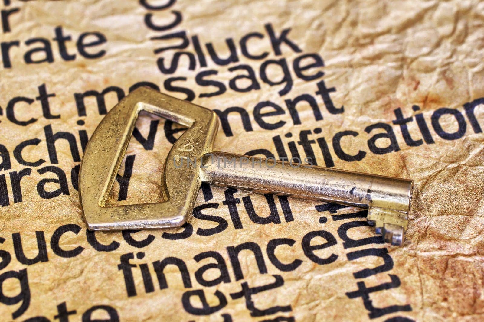 Finance and golden key