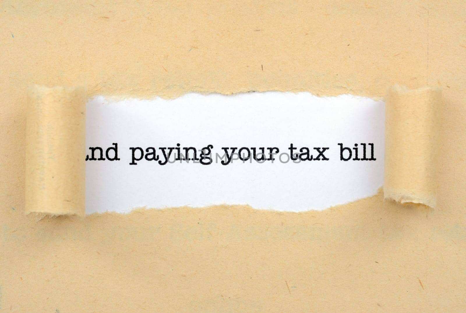 Pay tax bill